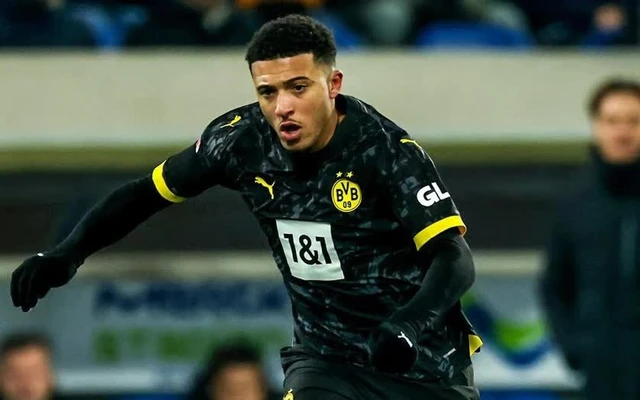Sancho trở lại Dortmund và ghi kiến tạo trong trận đấu.